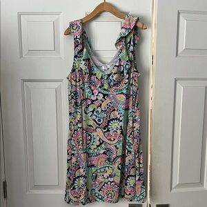 Crown & Ivy Multicolor Patterned Dress